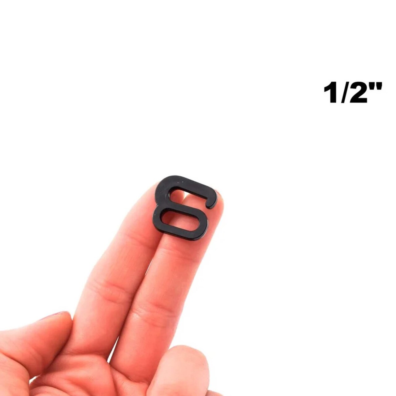 1 Dozen 1/2" Clear Plastic Swimsuit Hooks for Bra Strap Bikini DIY Closures